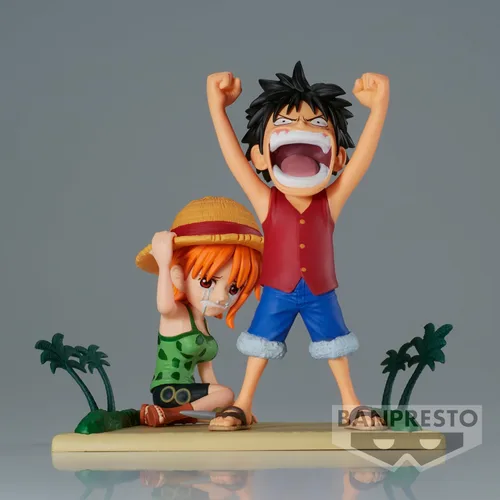 Vista 9 de Banpresto - One Piece - Log Stories - Luffy & Nami, World Collectable Figure de Bandai Spirits
