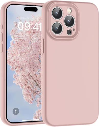 Vista 73 de SUPFINE - Funda diseñada para iPhone 12, silicona líquida premium con [forro de microfibra suave antiarañazos][protección de cámara mejorada], funda