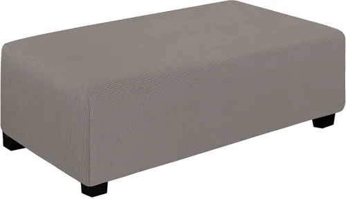 Vista 75 de Easy-Going Funda Elástica para Otomana Taburete de Almacenamiento Plegable Protector de Muebles Funda Rectangular Suave con Parte Inferior Elástica