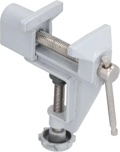 Vista 6 de Tornillo de mesa, herramienta de tornillo de banco y tubería, abrazadera multifuncional para mesa resistente, abrazadera de tornillo de banco