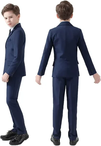 Vista 6 de Trajes de 5 piezas para niños, traje formal de portador de anillos