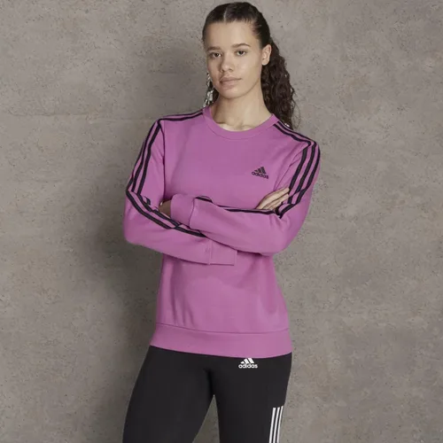 Vista 26 de adidas Sudadera Essentials de forro polar con 3 rayas para mujer
