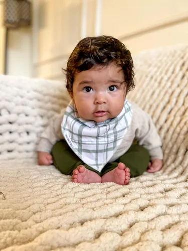 Vista 6 de Bazzle Baby Pantalones deportivos con rodillas acolchadas para gatear, motores modernos, niños pequeños, pantalones de bebé con rodilleras