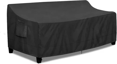 Vista 13 de PureFit Funda impermeable para sofá de exterior, funda para muebles de sofá de patio, funda de sofá biplaza de 2 plazas con ventilación de aire