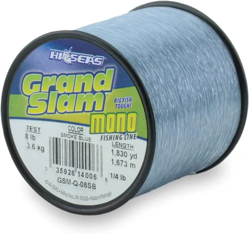Vista 12 de HI-SEAS Línea de pesca de monofilamento Grand Slam - Fuerte y resistente a la abrasión en transparente, rosa, verde, azul humo, amarillo Amarillo