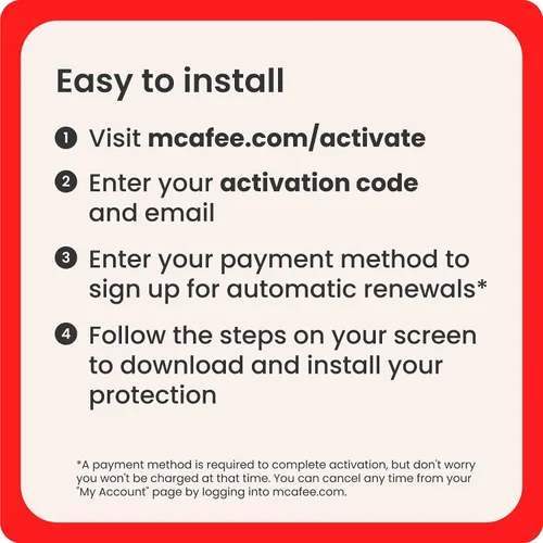 Vista 5 de McAfee Mobile Security Mobile Device Security App with Secure VPN, AI Text Scam Detection, and Antivirus Software 2026 1-Year Subscription with