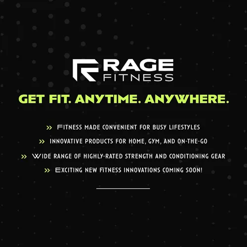 Vista 7 de Rage Fitness Dumbbell Hand Weight (Sold in Pairs), PVC Coated, Texturized Rubber Exercise & Fitness Dumbbell for Home Gym Equipment Workouts