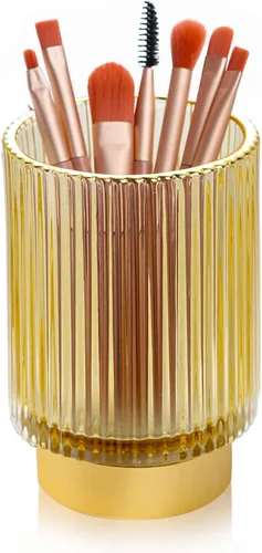 Vista 8 de WHJY Soporte para brochas de maquillaje, organizador de lápiz labial, organizador de cosméticos, 3 pulgadas, organizador de brillo de labios