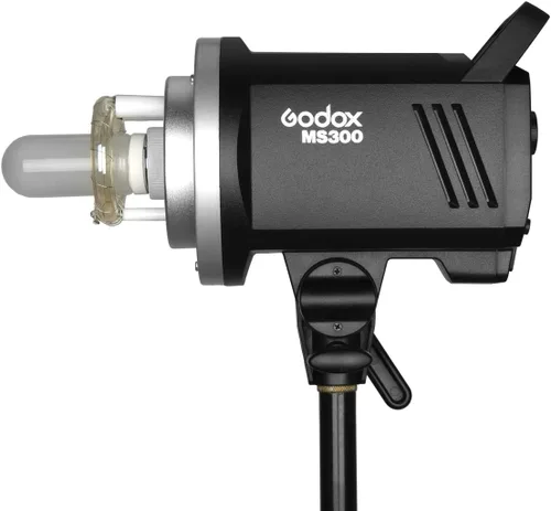 Vista 2 de Godox MS300 300WS GN58 Flash Studio Strobe Monolight con montaje Bowens, sistema inalámbrico Godox 2.4G incorporado, tiempo de reciclaje de 0.1 ~