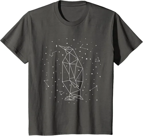 Vista 45 de Sternbild Penguin Constellation Emperor Sea Bird Penguin Camiseta Negro
