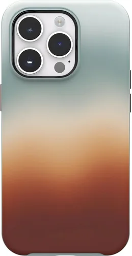 Vista 2 de Funda antimicrobiana OtterBox Symmetry Series Series+ con MagSafe para iPhone 14 Pro (SOLAMENTE) - Embalaje no minorista - Azul/Rojo Arizona Sunrise