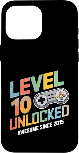Vista 19 de iPhone 16 10 Unlocked Gamer 10th Birthday 2015 2025 gaming video ten Case