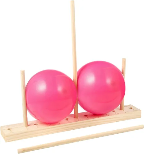 Vista 5 de Auihiay Regla de medición de globos de madera ajustable de 12 tamaños, herramienta de medición para decoraciones de globos, arcos, columnas