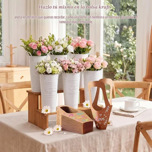 Vista 6 de DIY Bloom Bar Supplies Set, 47 Pcs Complete Flower Bar Supplies kit
