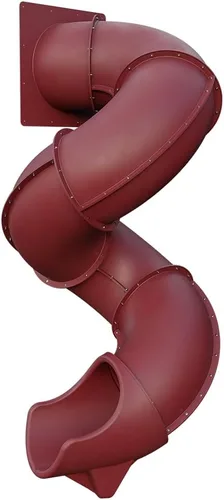 Vista 8 de Tobogán Turbo Twister de 9 pies para juegos – Aventura de giro, paseo suave y seguro TUSK Strong℠ (azul)