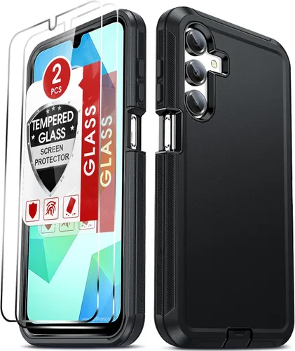 Vista 11 de LeYi Funda compatible con Samsumg Galaxy A05 4G: Galaxy A05 4G con resistente a los golpes, 3 en 1 de cuerpo completo, protección resistente
