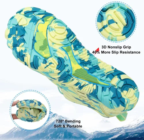 Vista 4 de Lefflow Zapatos de agua de senderismo para mujer, minimalistas, para playa, piscina, caminar, zapatos deportivos Caja de punta ancha
