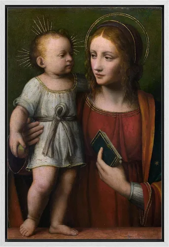 Vista 74 de wall26 Lienzo impreso para pared, diseño de Salomé y San Juan Bautista, por Solario, Historia del Renacimiento, ilustraciones de bellas artes, arte