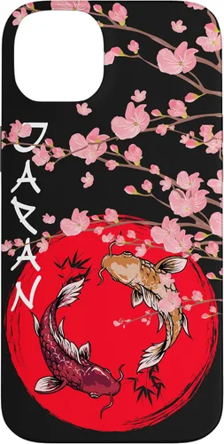 Vista 15 de koi Fish Ying yang,Japanese Flag Japan - Cherry Blossom Case for iPhone 17