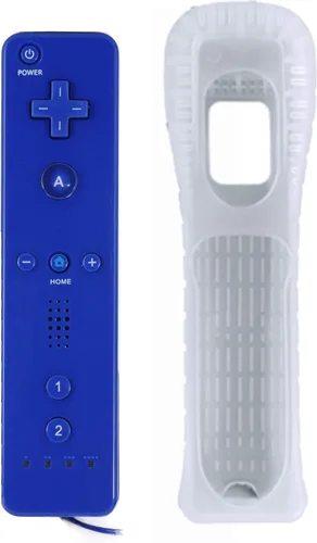 Vista 6 de QUMOX Mando a distancia y Nunchuck Joystick Compatible para wiiwii u (azul oscuro)