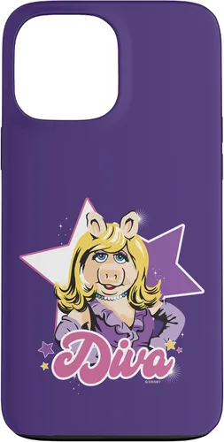 Vista 23 de Funda para iPhone 16 Disney The Muppets Miss Piggy Diva Retrato