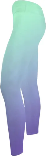 Vista 5 de Pantalones de yoga degradados para mujer, pantalones ajustados elásticos para correr, leggings ajustados con cintura elástica, pantalones largos