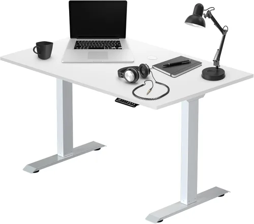Vista 13 de Mesa de escritorio eléctrica compacta de 48 x 30 pulgadas