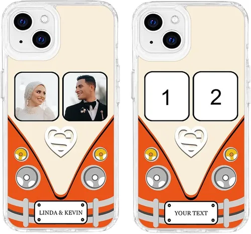 Vista 272 de Funda de teléfono personalizada para Apple iPhone 8 Plus iPhone 7 Plus, personalizada con foto, imagen, texto, imagen, diseño de imagen