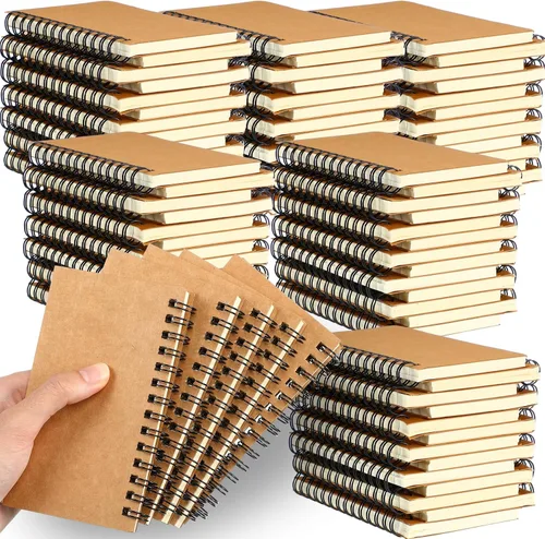 Vista 8 de Jutom 2 cuadernos pequeños en espiral, blocs de notas de 3 x 5 pulgadas, cuadernos de bolsillo pequeños a granel, mini bloc de notas con páginas