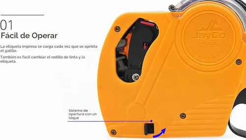 Vista 2 de JayCo Pro x MoTEX Labels 1 línea 8 dígitos etiqueta precio pistola kit