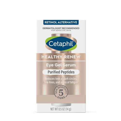 Vista 10 de Cetaphil Healthy Renew - Suero de gel hidratante para ojos de 0.5 onzas, crema para debajo de los ojos las 24 horas para antienvejecimiento, reduce