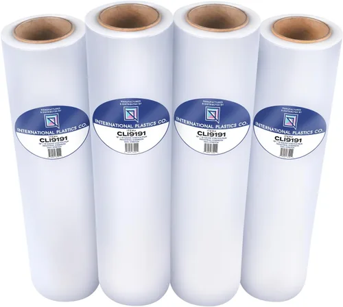 Vista 10 de International Plastics Co. - Película elástica de plástico de calibre 70 de 18 pulgadas, 1500 pies 500% estiramiento adherido duradero embalaje