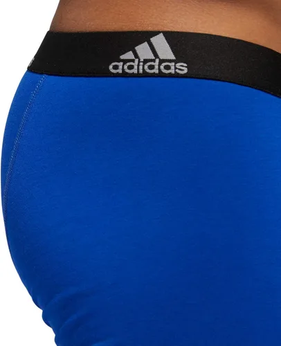 Vista 8 de adidas Mens Stretch Cotton Trunk Underwear 3-Pack Boxed