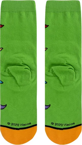 Vista 6 de Odd Sox, Nickelodeon TMNT Teenage Mutant Ninja Turtles, 90's Cartoon, Fun Socks
