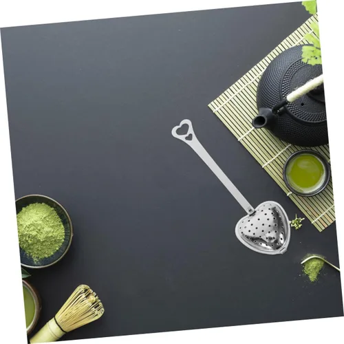 Vista 6 de 10pcs filtro de té colador de té herramienta de té infusor de té colador en forma de corazón infusor de té