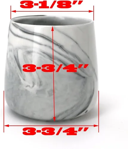 Vista 5 de Vaso de cerámica para cepillo de dientes, pasta de dientes, bolígrafos, soporte para brochas de maquillaje