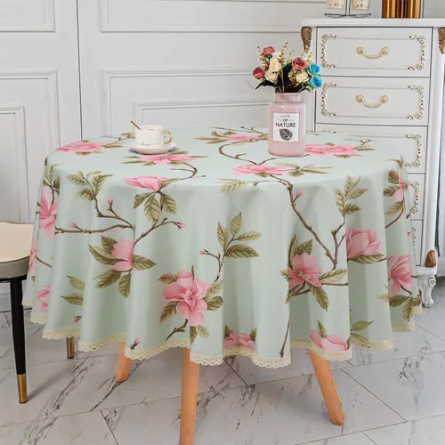 Vista 9 de Mantel cuadrado con estampado floral de 38 x 38 pulgadas, resistente a las manchas e impermeable, para cocina, comedor, interior y exterior