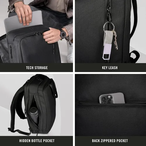 Vista 2 de Kenneth Cole Reaction Parker, Negro