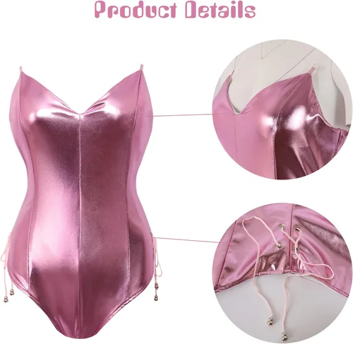 Vista 4 de Drofe Disfraz de conejito para mujer, senpai, cosplay, anime, traje de rol