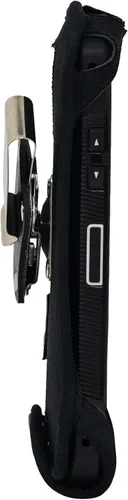 Vista 7 de TurtleBack Funda ajustada diseñada para Kyocera DuraForce Ultra 5G de nailon negro resistente con clip de cinturón de metal giratorio y romántico