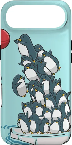 Vista 27 de Penguins Balloon Funny Sea Bird Water Animal Girls Gift Case for iPhone 17