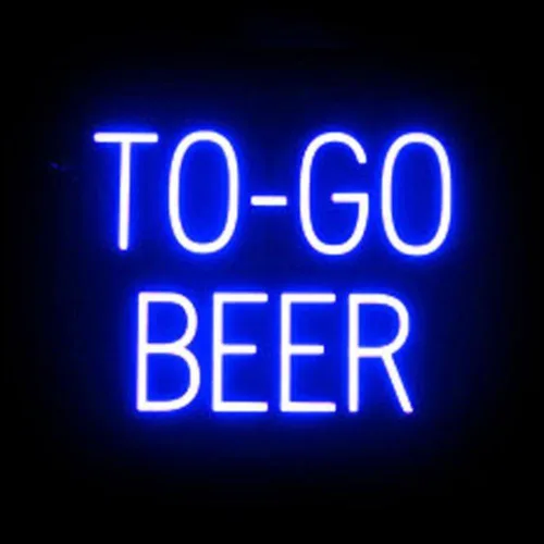 Vista 49 de SpellBrite Letrero de cerveza fría Letrero relacionado con la cerveza con aspecto de neón, fuente de luz LED verde 16.8 x 15.0 pulgadas