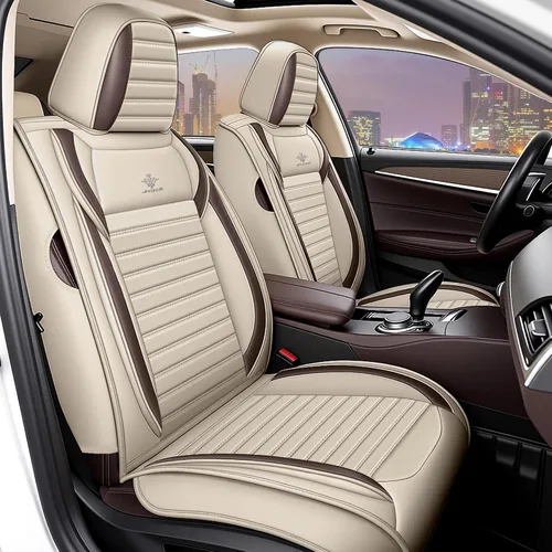 Vista 17 de Fundas de asiento para mini convertible 2009-2025, fundas de asiento de automóvil de cuero de alta calidad, impermeables, antideslizantes