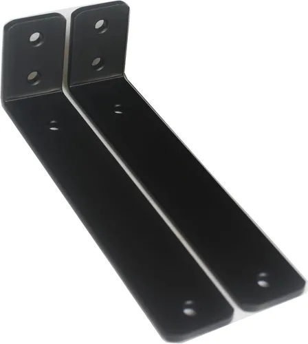 Vista 28 de Paquete de 2 soportes de estante en L de 6 pulgadas de largo x 6 pulgadas de alto x 1.5 pulgadas de ancho, 5 mm de grosor, soportes de estante
