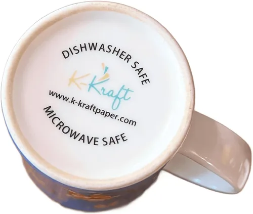 Vista 9 de K-Kraft Taza de Navidad de reno – 12oz – Cerámica – Caja de regalo – 4 diseños a elegir