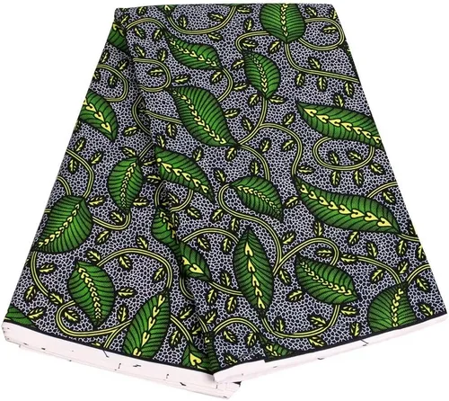 Vista 8 de La cera real africana imprime el material 6 yardas 1254 del algodón de Ankara de la tela