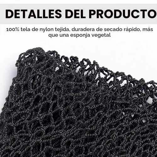 Vista 2 de Esponja de red africana auténtica,Exfoliating Body Shower Scrubber