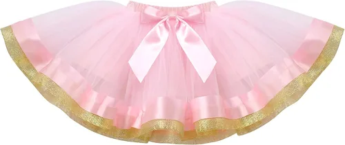 Vista 3 de IDOPIP Corona - Traje de 1 2 y 3 cumpleaños para niña con corona brillante, falda tutú, diadema, ropa para sesión de fotos de pastel
