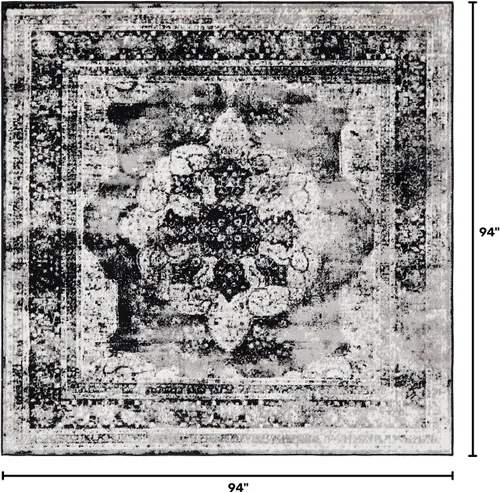 Vista 161 de Unique Loom Sofia Collection - Alfombra de área - Salle Garnier (3' 3" x 5' 3" Rectángulo, Turquesa/Azul)