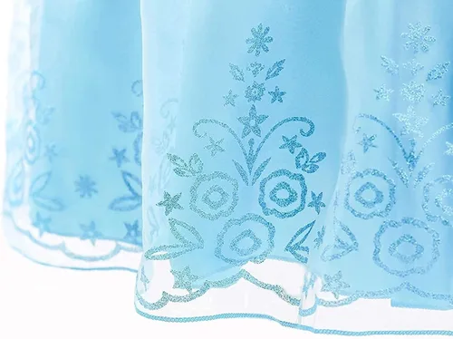 Vista 3 de Romys Collection Ice Queen - Disfraz de princesa para niñas pequeñas